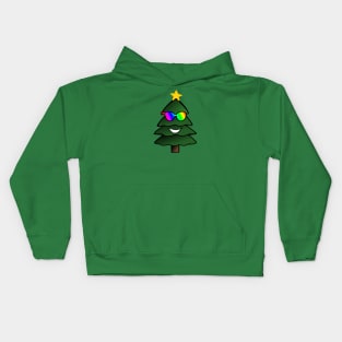 Cool Christmas Tree Kids Hoodie